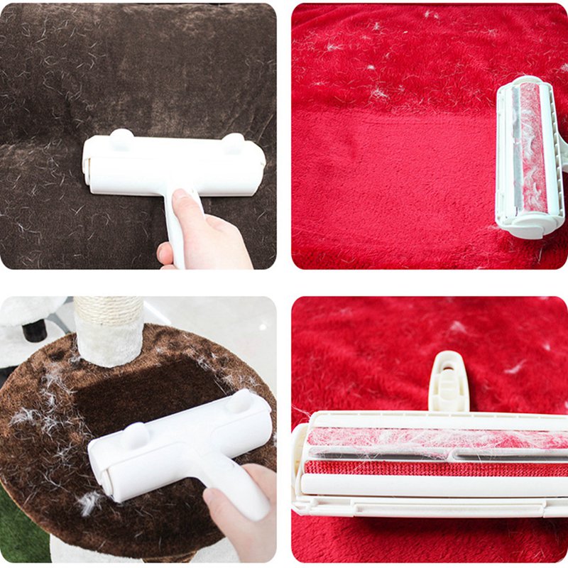 SOLVESSI Reusable Pet Hair Remover Roller – Lint Roller for Couch, Bed & Clothes