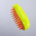 SOLVESSI 3-in-1 Steam Cat Brush – Self-Cleaning Grooming Brush for Cats & Dogs