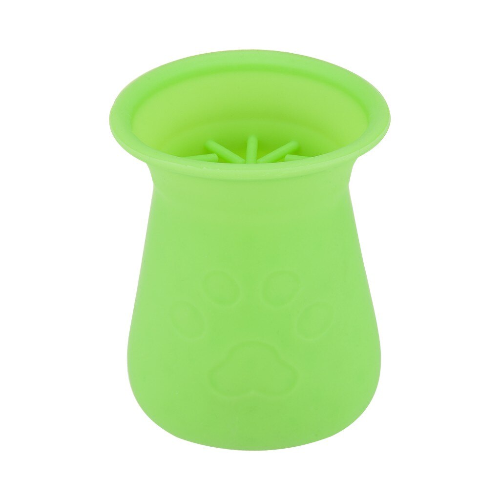 SOLVESSI Dog Paw Cleaner Cup – 2-in-1 Silicone Paw Washer & Grooming Brush