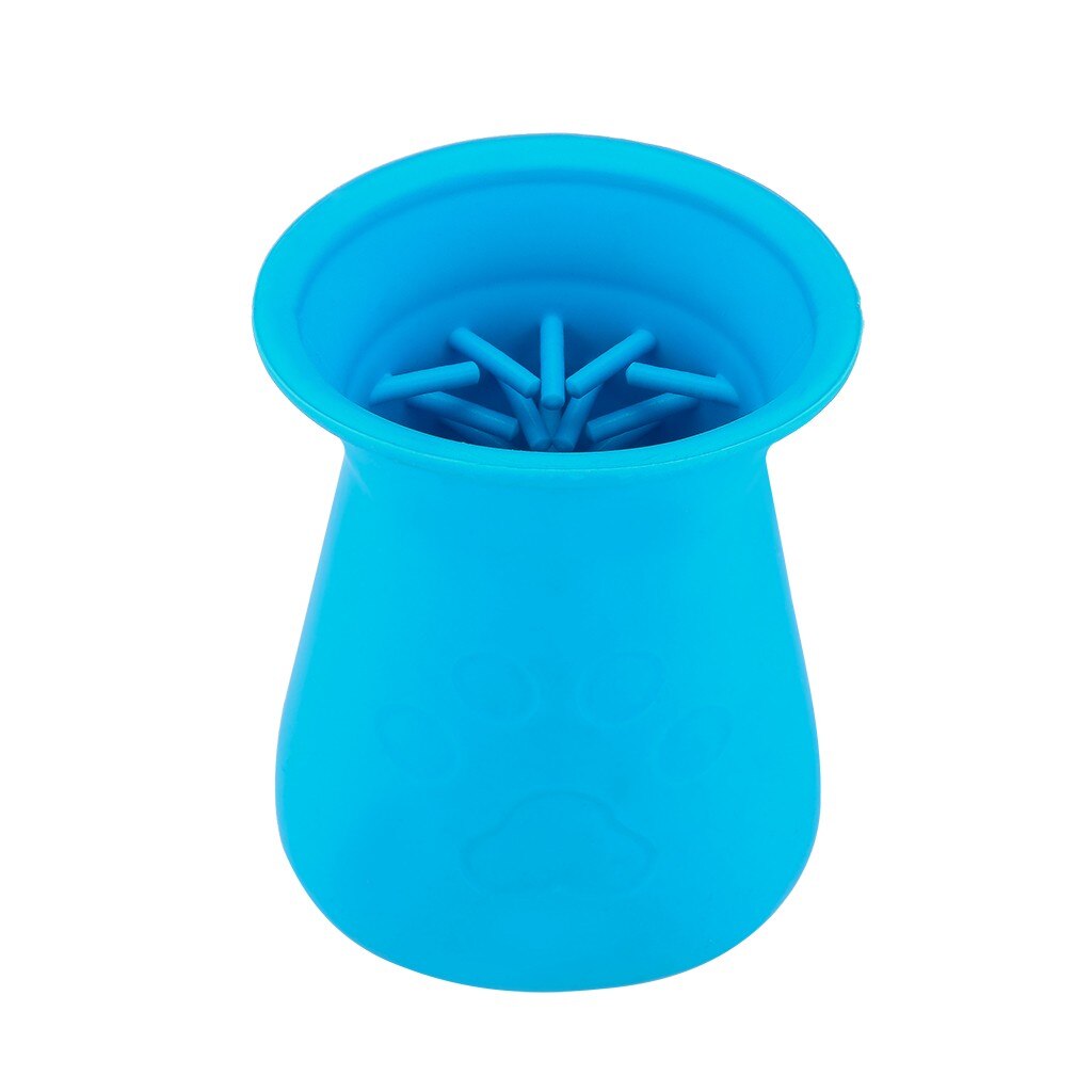 SOLVESSI Dog Paw Cleaner Cup – 2-in-1 Silicone Paw Washer & Grooming Brush