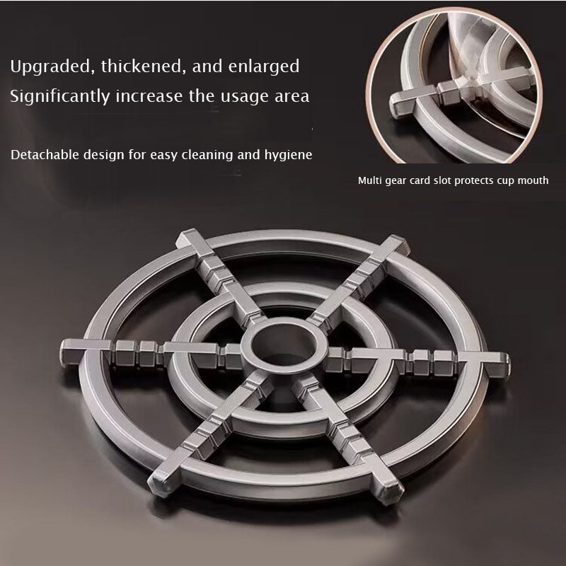 SOLVESSI Faucet Glass Rinser – Stainless Steel Cup Washer for Kitchen Sink