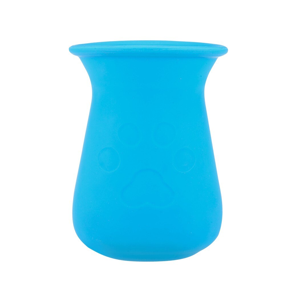 SOLVESSI Dog Paw Cleaner Cup – 2-in-1 Silicone Paw Washer & Grooming Brush